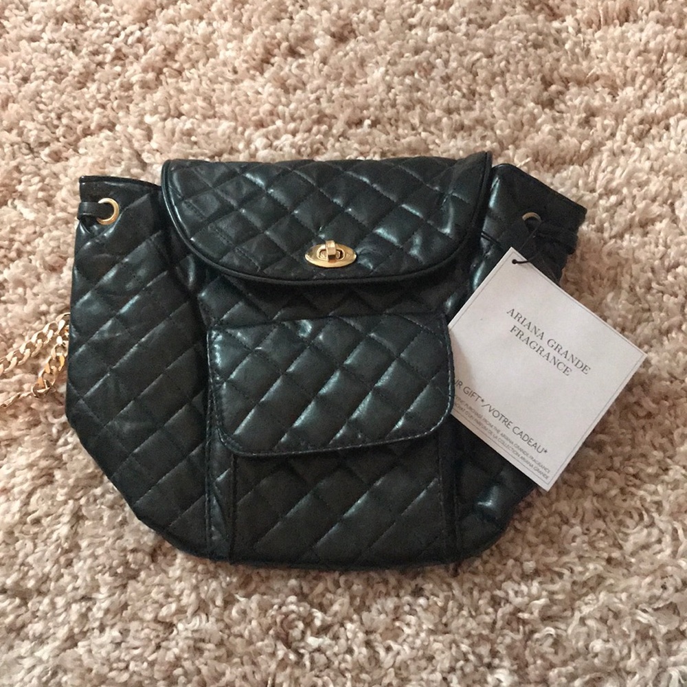 Leather backpack